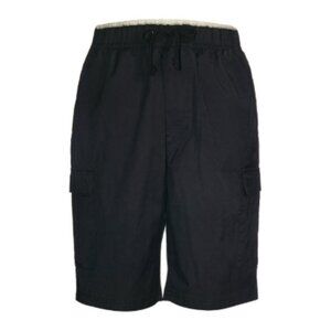 NWT Univibe Big Boys Clifford Cotton, Nylon Cargo Shorts - Black